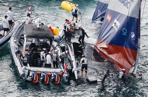 prada cup american magic capsize|american magic capsize crash.